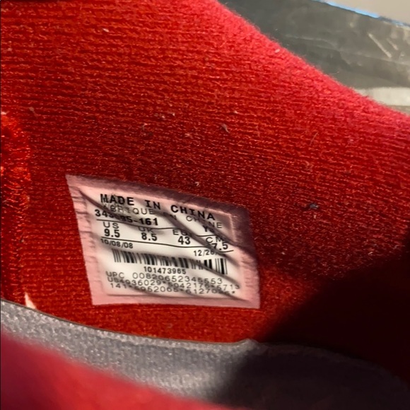 AJF 6 5/8th whit/varsity red-stealth - Picture 6 of 8